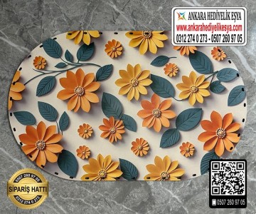 Tam Baskılı Oval Rattan Taban - Model 23