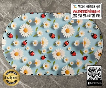 Tam Baskılı Oval Rattan Taban - Model 25