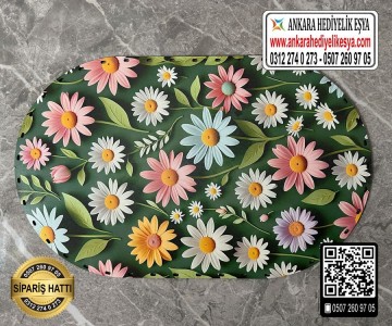 Tam Baskılı Oval Rattan Taban - Model 6