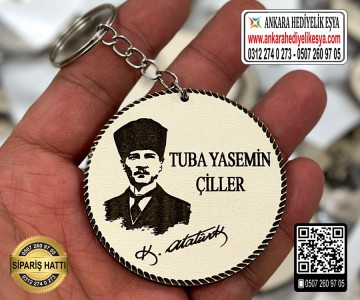 Atatürk Temalı İsimli Anahtarlık