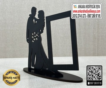 Gelin Damat Masa Üstü Resim Çerçevesi