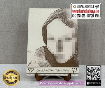 Sevgiliye Ahşap Resim - 2
