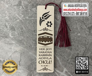 Ahşap Oku Kitap Ayracı - 2 Model