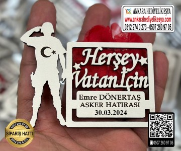 Asker Magneti - Herşey Vatan İçin