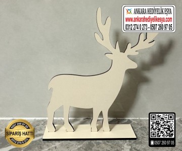 Ahşap Geyik ( Ayaklı )