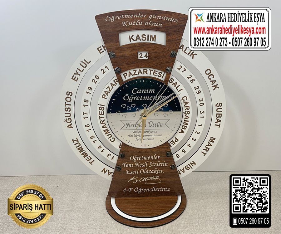 Öğretmene Özel Sonsuzluk Takvim Saat