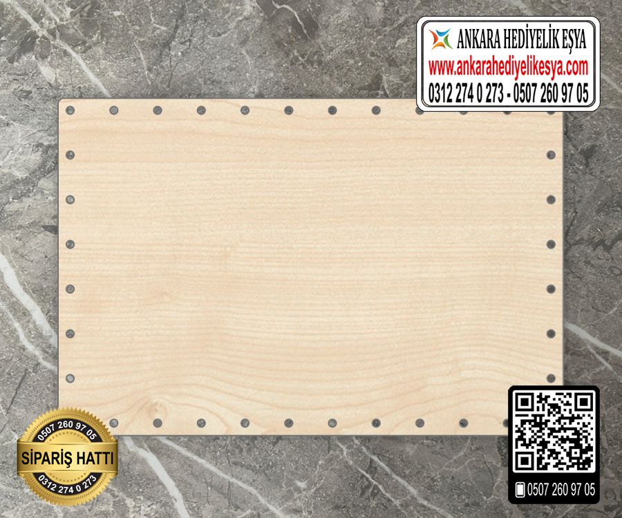 Dikdörtgen Kağıt Çubuk Tabanı - 35x45 cm