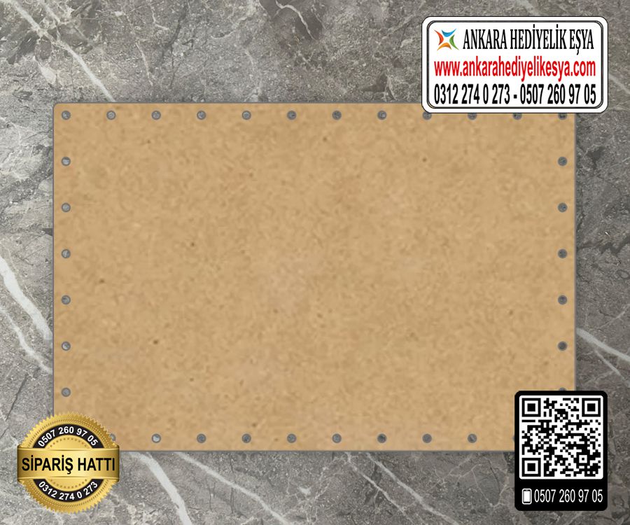 Dikdörtgen Kağıt Çubuk Tabanı - 35x45 cm