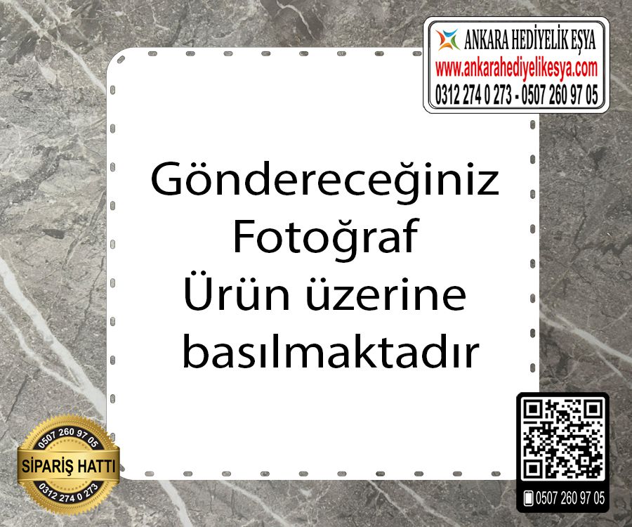 Size Özel Baskılı Kare Taban