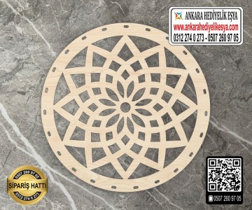 Dekoratif Rattan Taban - 2 Model - 15 cm