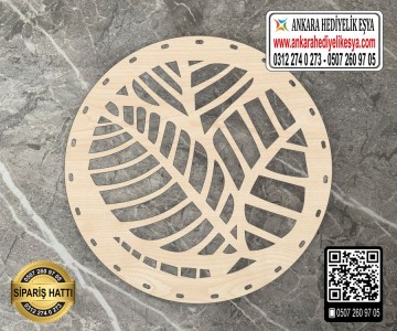 Dekoratif Rattan Taban - 4 Model - 15 cm