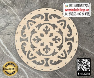 Dekoratif Rattan Taban - 9 Model - 15 cm