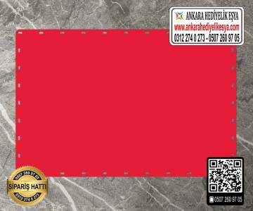 Rattan Kırmızı Renk Dikdörtgen Taban - 20x10 cm