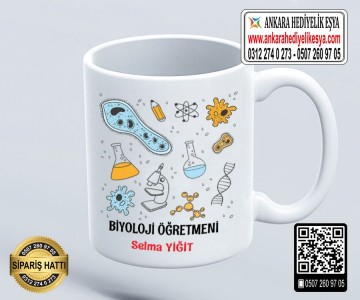 Biyoloji Öğretmenine Kupa Bardak - 3