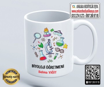 Biyoloji Öğretmenine Kupa Bardak - 4