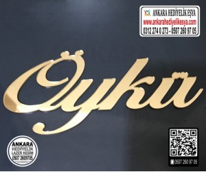 Pleksi ve Ahşap Yazılar