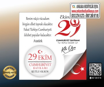 29 Ekim Rozeti - 19 Model - Kartlı