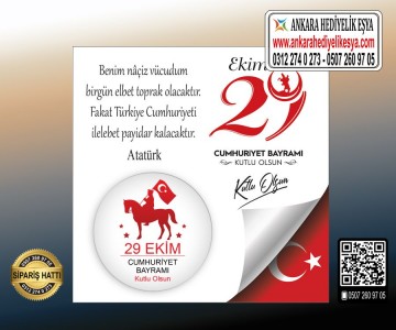 29 Ekim Rozeti - 23 Model - Kartlı