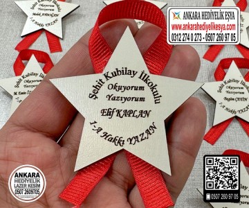 Ahşap Okuyorum Rozeti -2