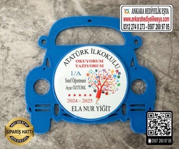 Araba Şeklinde Artık Okuyorum Rozeti -10