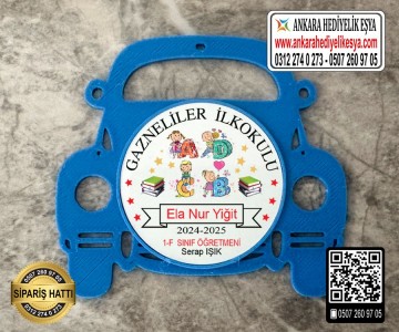 Araba Şeklinde Artık Okuyorum Rozeti -22