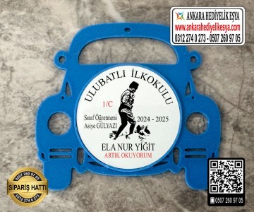 Araba Şeklinde Artık Okuyorum Rozeti -26