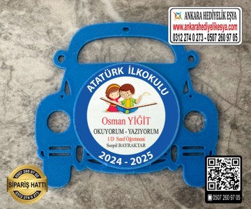 Araba Şeklinde Artık Okuyorum Rozeti -27