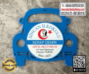 Araba Şeklinde Artık Okuyorum Rozeti -28