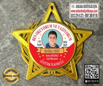 Yıldız Resimli Okuyorum Rozeti -10