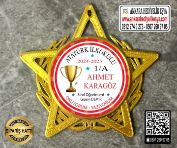 Yıldız Şeklinde Artık Okuyorum Rozeti -9