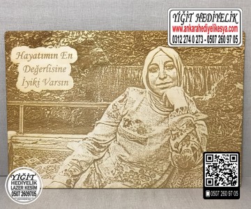 Ahşap Tablo 35x50 cm