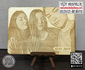 Kankalara Özel Ahşap Gravür