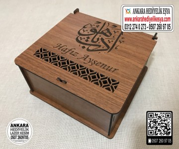 Hafızlara Özel Ahşap Kutu