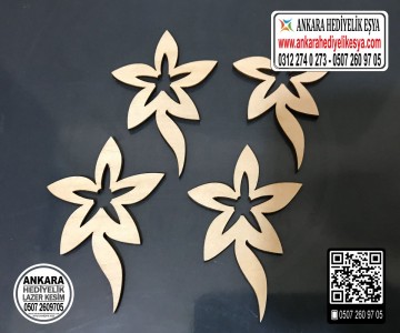 Kır Çiçeği Ahşap Obje