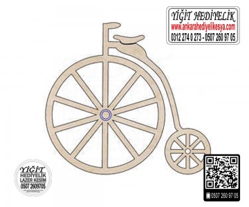 Bisiklet Ahşap Obje