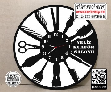 Kadın Kuaförü Saati - Model 4