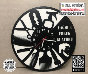 Erkek Kuaförü Saati - Model 1