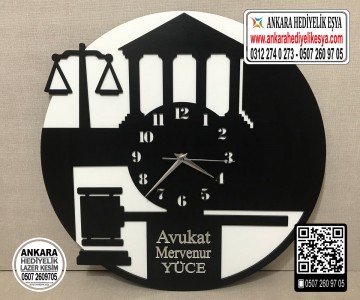 Avukat ve Hakimlere Özel Duvar Saati