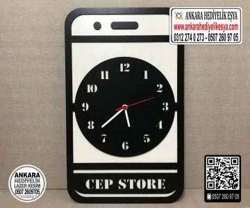 Cep Telefonu Firması Duvar Saati - Model 2