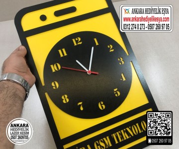 Cep Telefonu Firması Duvar Saati - Model 5