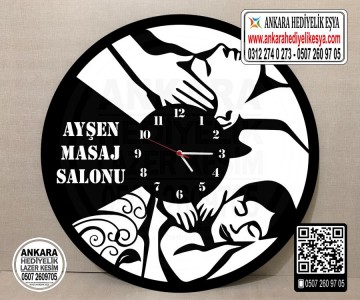Masaj Salonu Duvar Saati -3