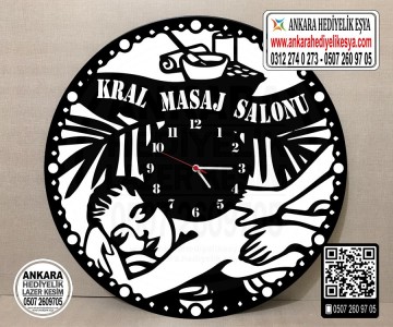 Masaj Salonu Duvar Saati -4