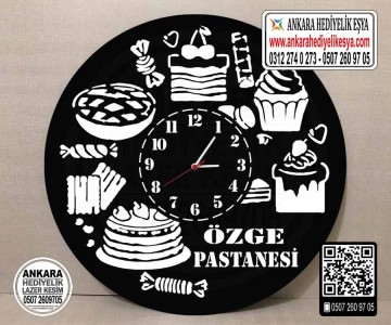 Pastane Duvar Saati - 2 Model