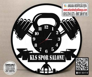 Spor Salonu Duvar Saati -4