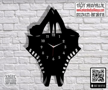 Ahşap Dekoratif Saat - 30