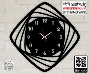 Ahşap Dekoratif Saat - 8