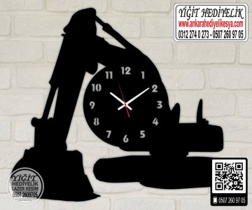 Ahşap Kepçe Saat