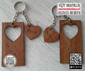 Dikdörtgen Kalpli Anahtarlık