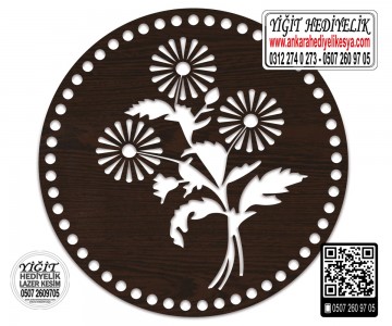 Model 4 - Desenli Makaron Çanta Kenarı - 15 cm