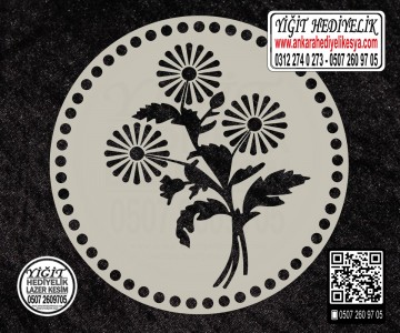 Model 18 - Pleksi Desenli Daire Çanta Kenarı 15 Cm - Pleksi Makaron Çanta Kenarı